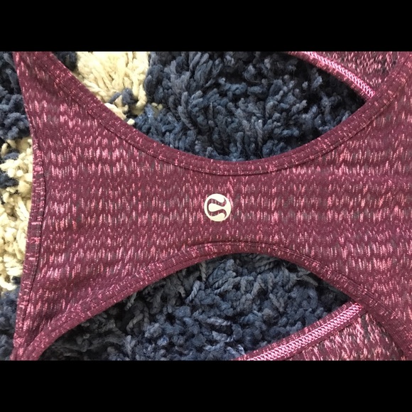Maroon lulu lemon tank top - Picture 3 of 3